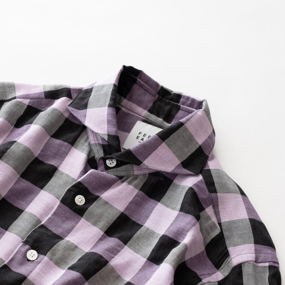 FEEL EASY ORIGINAL TENCEL BLOCK CHECK SHIRT