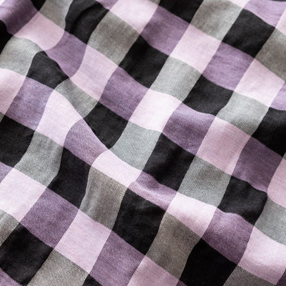 FEEL EASY ORIGINAL TENCEL BLOCK CHECK SHIRT