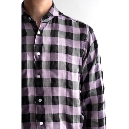 FEEL EASY ORIGINAL TENCEL BLOCK CHECK SHIRT