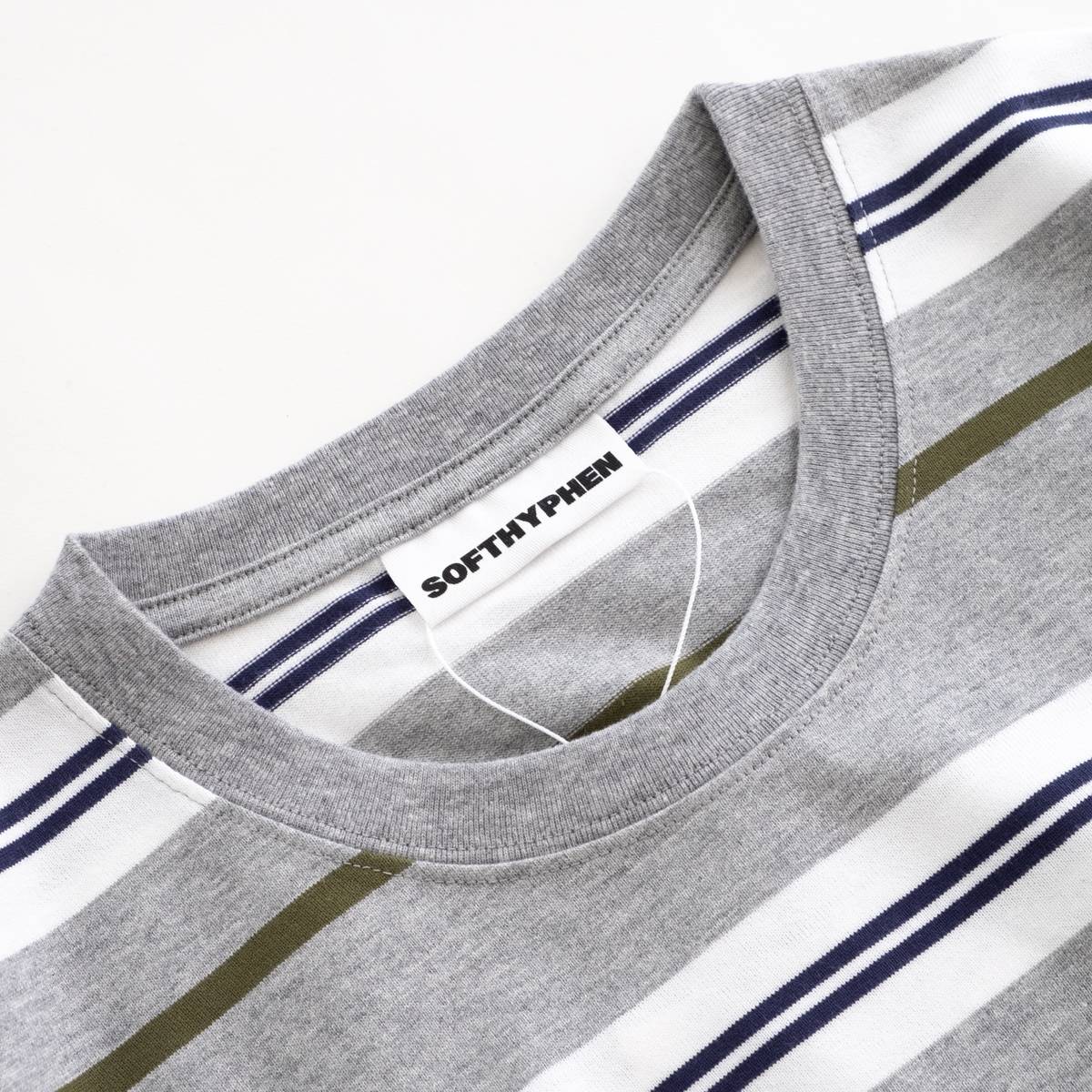 SOHY マルチ ボーダー ストライプ ビッグ Tシャツ（2色）｜SOFTHYPHEN