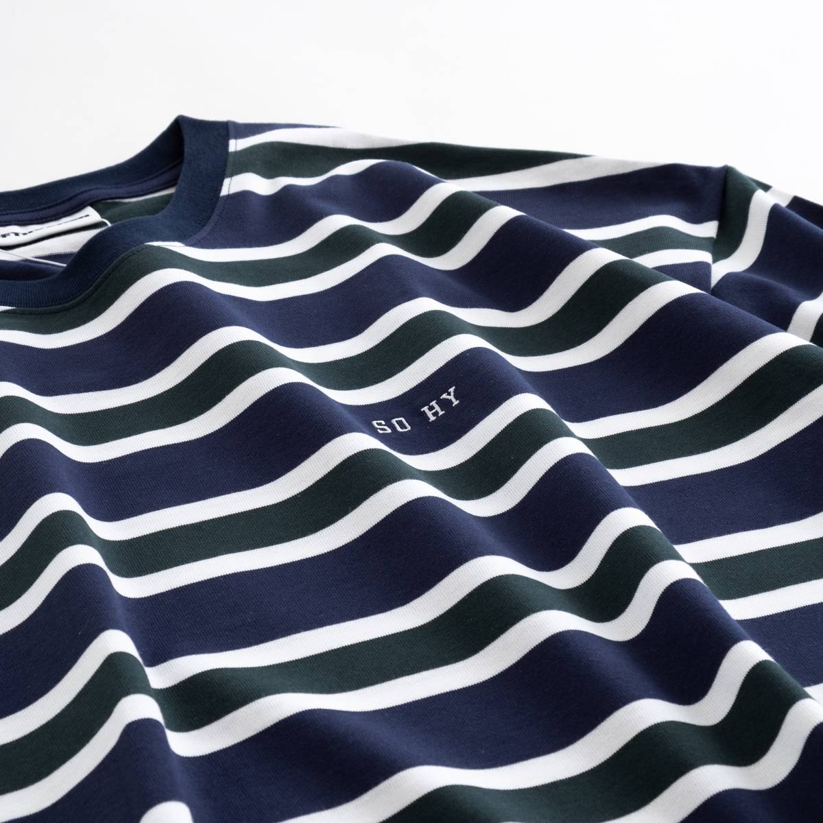 SOHY マルチ ボーダー ストライプ ビッグ Tシャツ（2色）｜SOFTHYPHEN