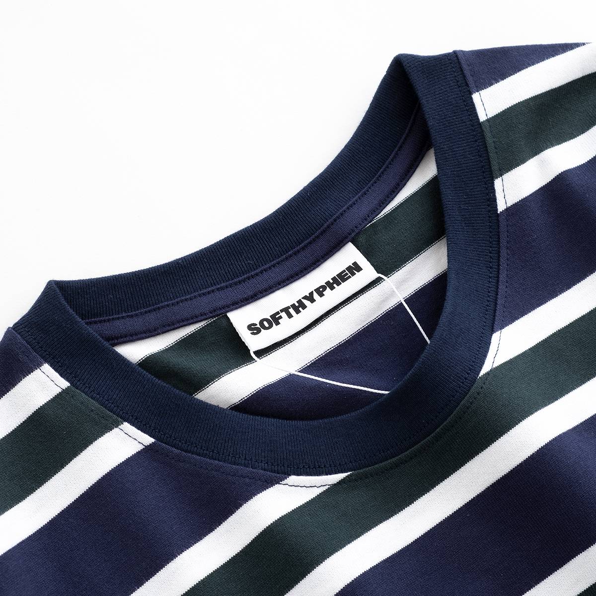 SOHY マルチ ボーダー ストライプ ビッグ Tシャツ（2色）｜SOFTHYPHEN