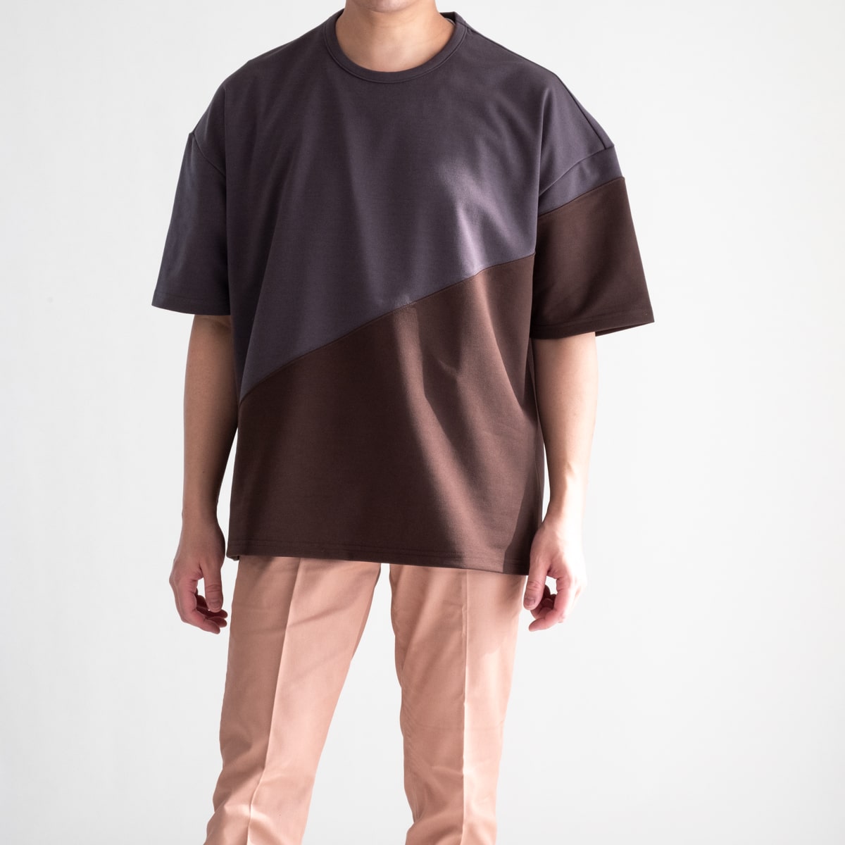 バイアス カット ビッグ Tシャツ（3色）｜MISTERGENTLEMAN