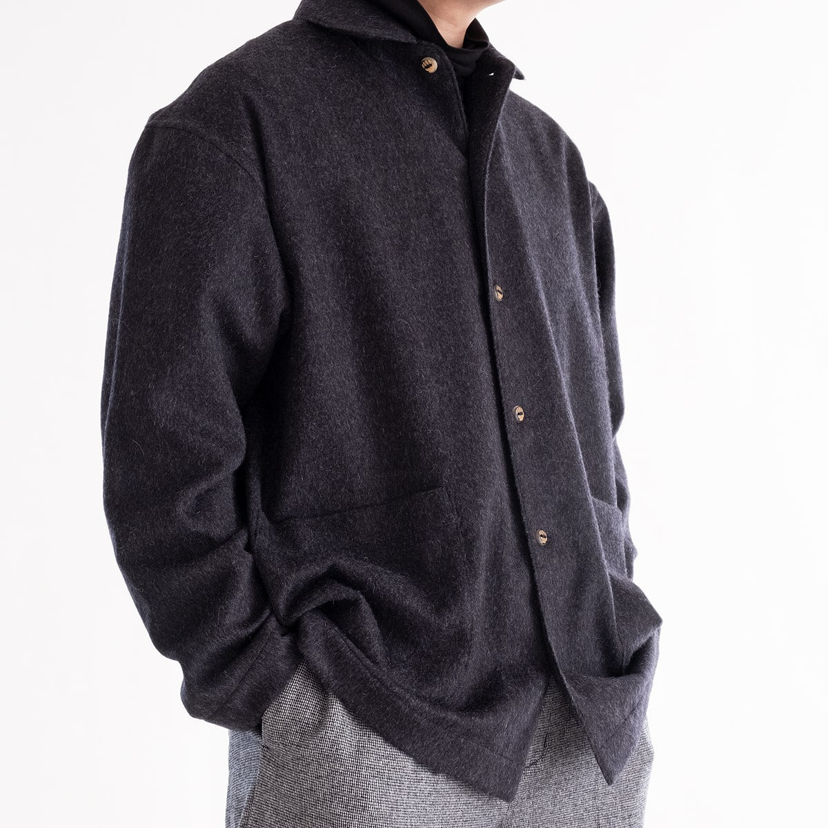 Snow Peak THE INOUE BROTHERS Royal Alpaca Pyjamas Shirt
