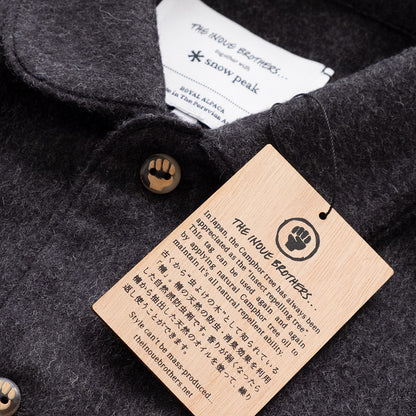 Snow Peak THE INOUE BROTHERS Royal Alpaca Pyjamas Shirt