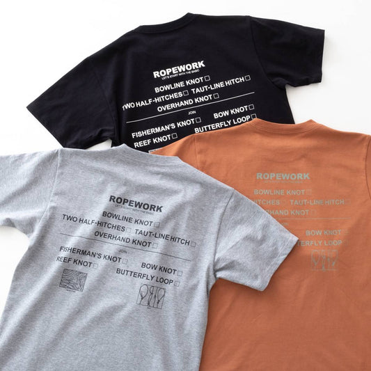 ロープ ワーク Tシャツ（3色）｜Snow Peak