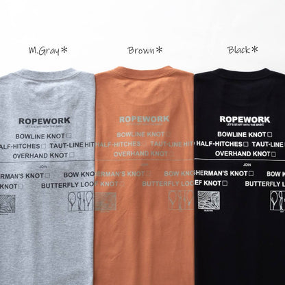 ロープ ワーク Tシャツ（3色）｜Snow Peak