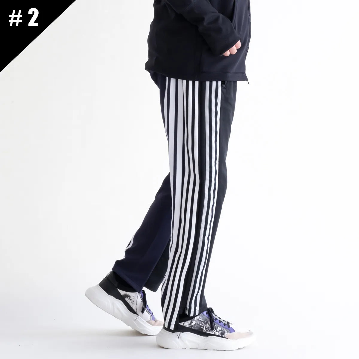 DISCOVERED DOCKING WIDE TRACK PANTS（2型）