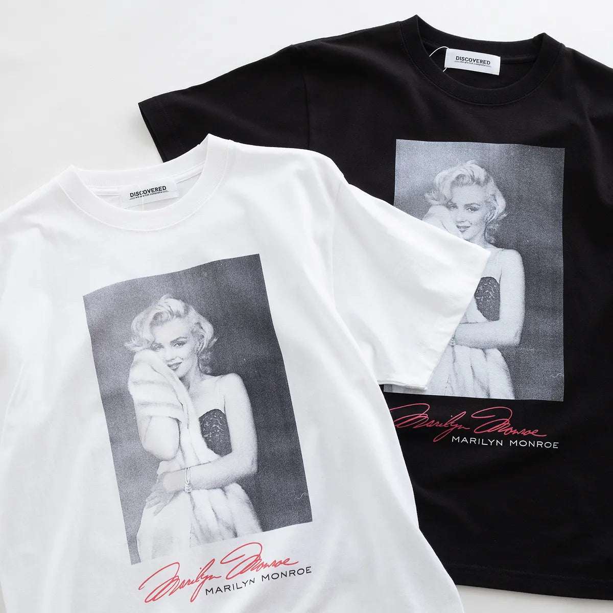 DISCOVERED MARILYN MONROE TEE SELF-PORTRAIT（2色）