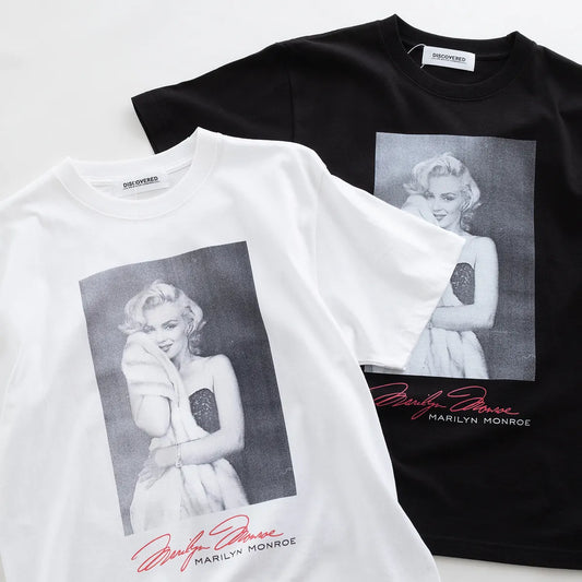DISCOVERED MARILYN MONROE TEE SELF-PORTRAIT（2色）