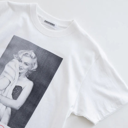 DISCOVERED MARILYN MONROE TEE SELF-PORTRAIT（2色）
