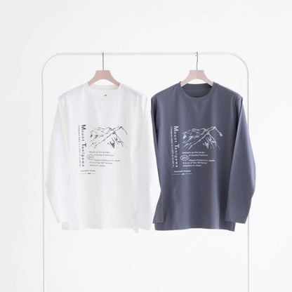 マウンテンオブムーズ コラボ Mt Tanigawa ロング スリーブ Tシャツ（2色）｜Snow Peak