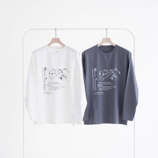 マウンテンオブムーズ コラボ Mt Tanigawa ロング スリーブ Tシャツ（2色）｜Snow Peak