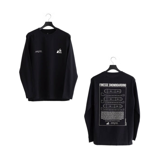 マウンテンオブムーズ コラボ Satoyama ロング スリーブ Tシャツ｜Snow Peak