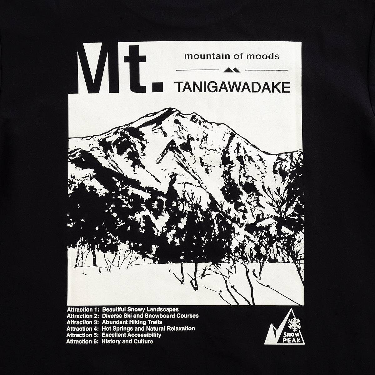 Snow Peak MofM Mt Tanigawa Tシャツ