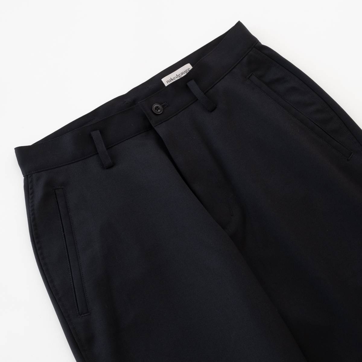 WOOL GABARDINE ASHLEY SLACKS - ウール ギャバジン アシュリー スラックス | nakedgauge