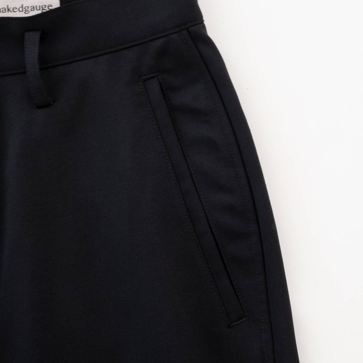 WOOL GABARDINE ASHLEY SLACKS - ウール ギャバジン アシュリー スラックス | nakedgauge