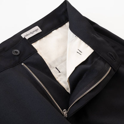 WOOL GABARDINE ASHLEY SLACKS - ウール ギャバジン アシュリー スラックス | nakedgauge