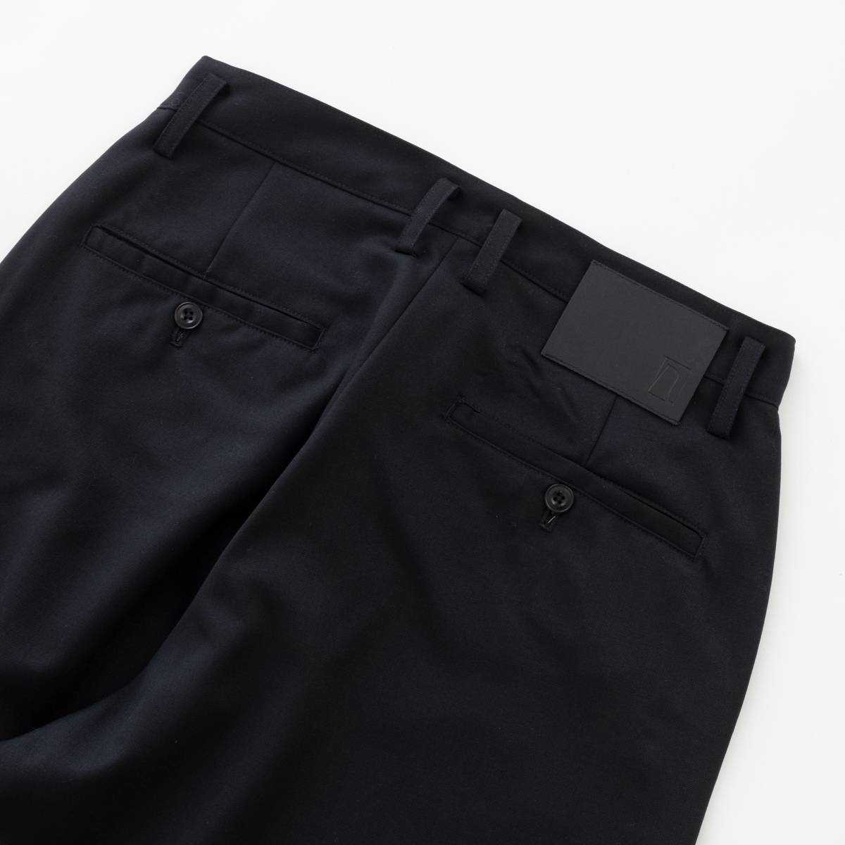 WOOL GABARDINE ASHLEY SLACKS - ウール ギャバジン アシュリー スラックス | nakedgauge