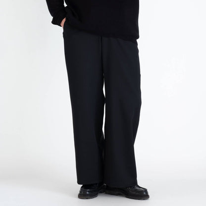 WOOL GABARDINE ASHLEY SLACKS - ウール ギャバジン アシュリー スラックス | nakedgauge