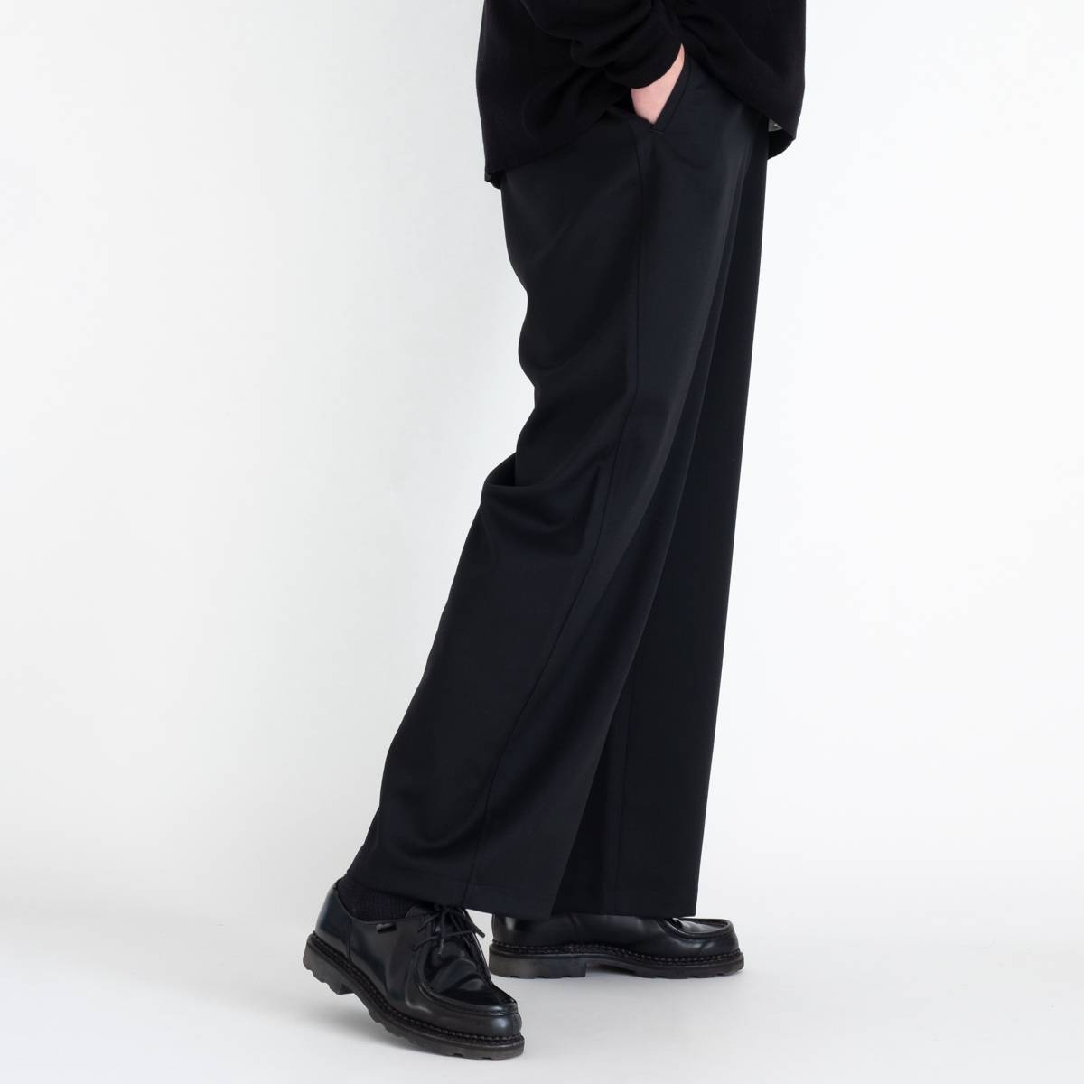 WOOL GABARDINE ASHLEY SLACKS - ウール ギャバジン アシュリー スラックス | nakedgauge