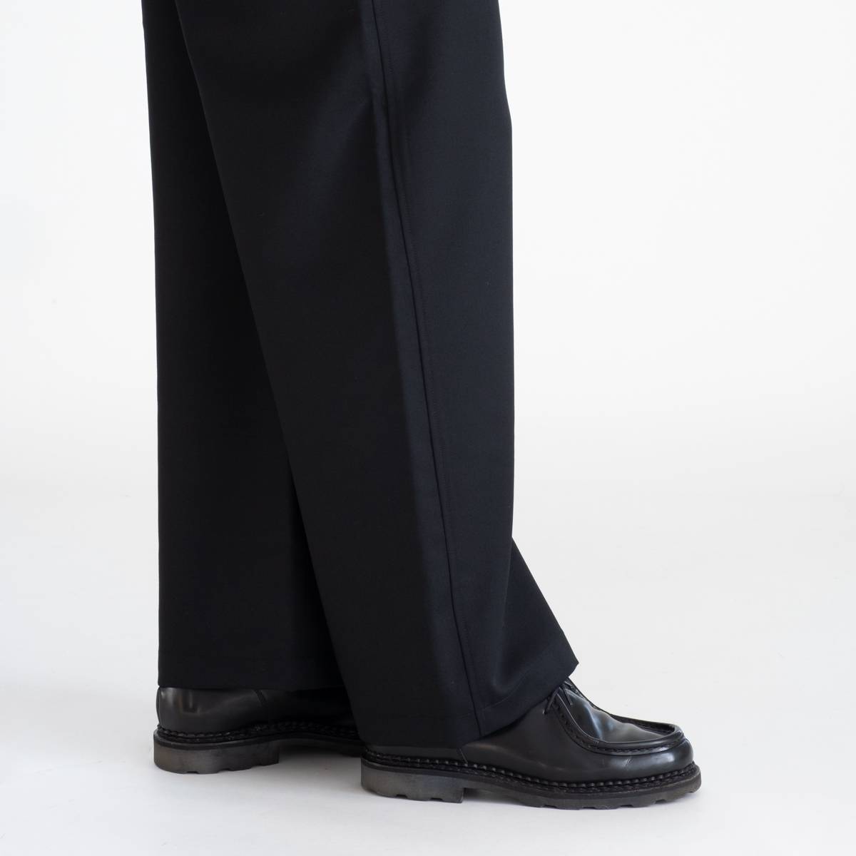 WOOL GABARDINE ASHLEY SLACKS - ウール ギャバジン アシュリー スラックス | nakedgauge