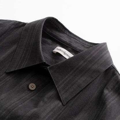 nakedgauge MADRAS STRIPE SHIRT LS