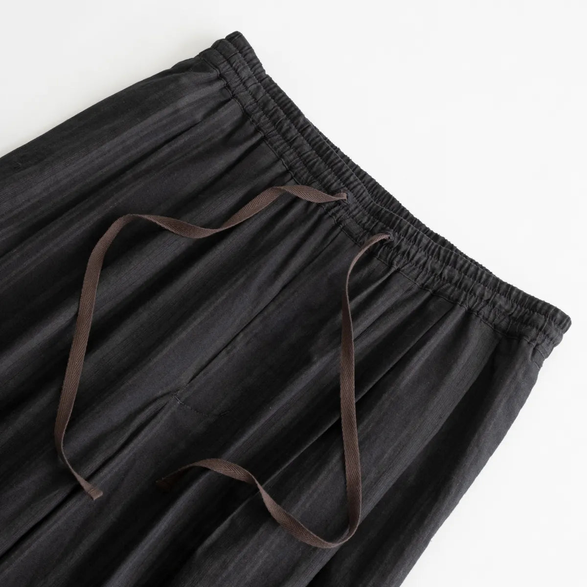 nakedgauge MADRAS STRIPE WIDE EASY PANTS