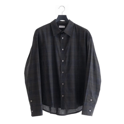 nakedgauge MADRAS CHECK SHIRT LS