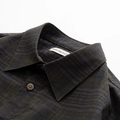 nakedgauge MADRAS CHECK SHIRT LS