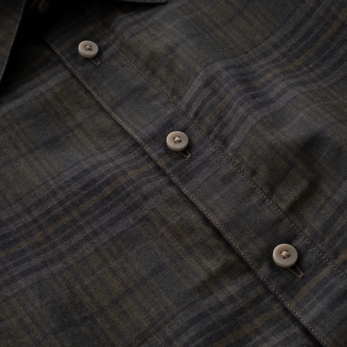 nakedgauge MADRAS CHECK SHIRT LS
