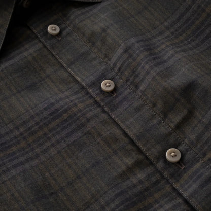 nakedgauge MADRAS CHECK SHIRT LS