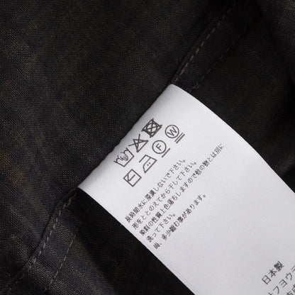nakedgauge MADRAS CHECK SHIRT LS