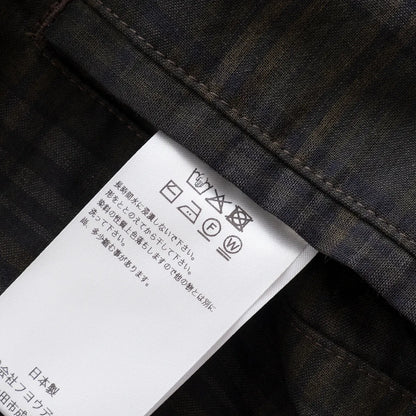 nakedgauge MADRAS CHECK WIDE EASY PANTS