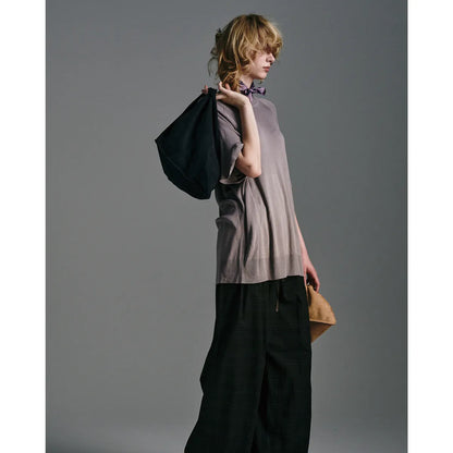 nakedgauge MADRAS CHECK WIDE EASY PANTS
