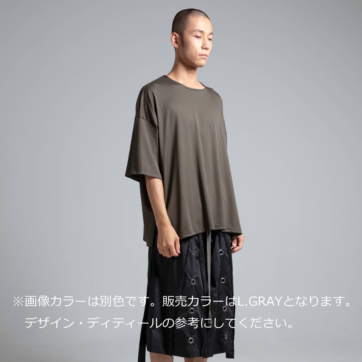 アクア リブ マッシブ Tシャツ（2色）｜prasthana