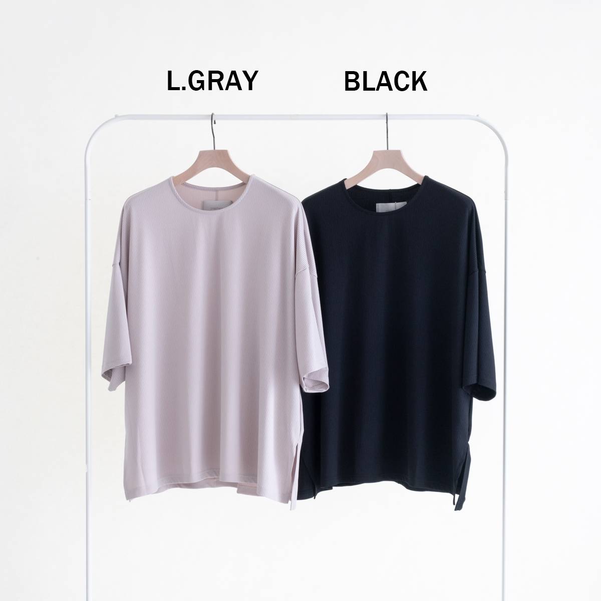 アクア リブ マッシブ Tシャツ（2色）｜prasthana