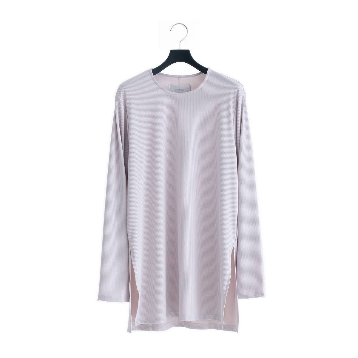 アクア リブ ベース レイヤー ロング Tシャツ（2色）｜prasthana