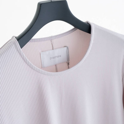 アクア リブ ベース レイヤー ロング Tシャツ（2色）｜prasthana