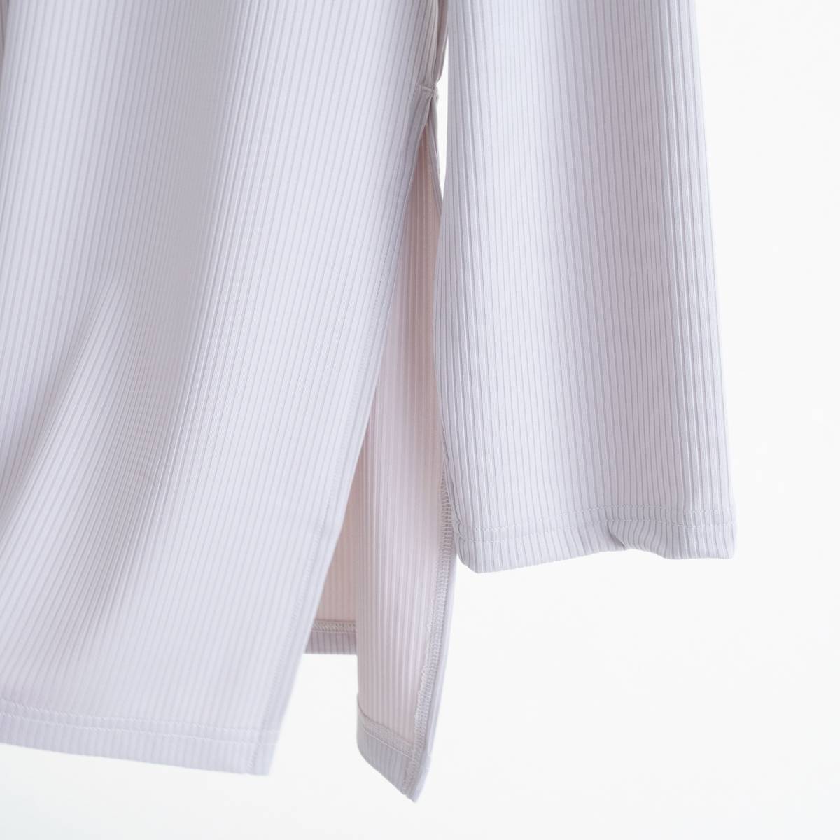 アクア リブ ベース レイヤー ロング Tシャツ（2色）｜prasthana