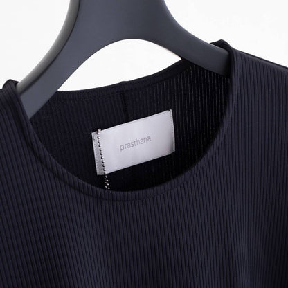 アクア リブ ベース レイヤー ロング Tシャツ（2色）｜prasthana