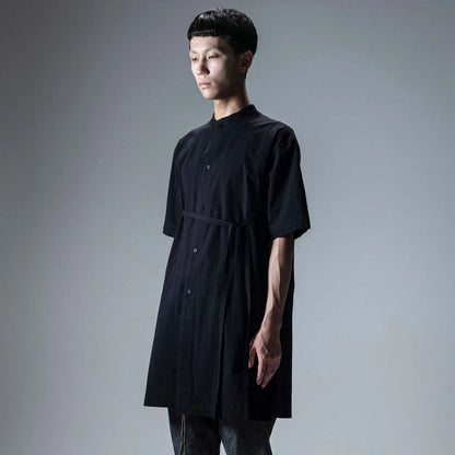 prasthana strings raw edge s/s shirt