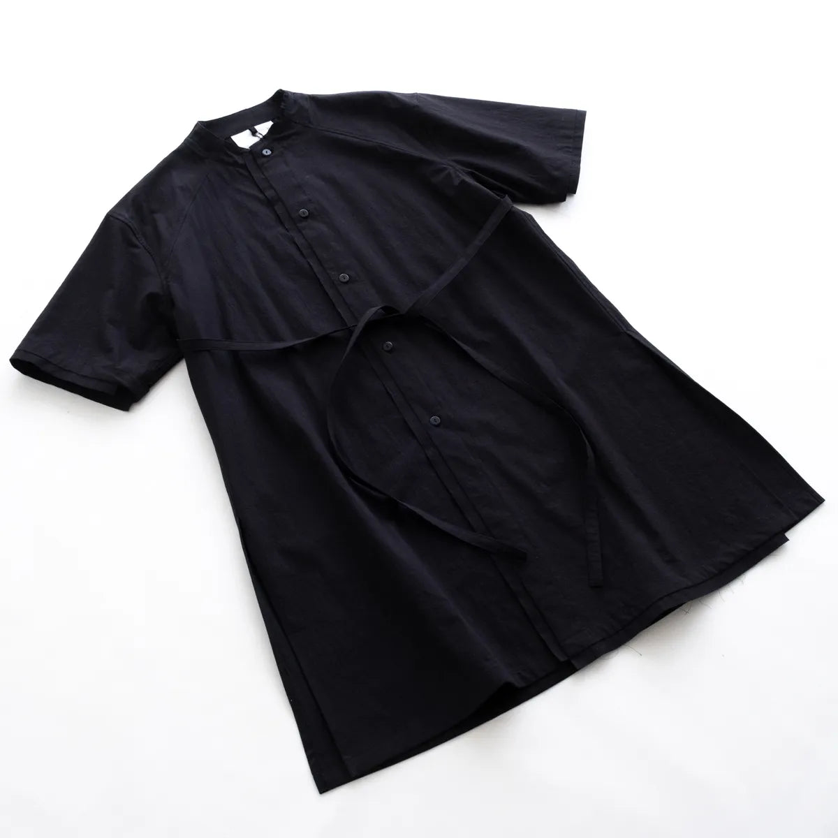 prasthana strings raw edge s/s shirt