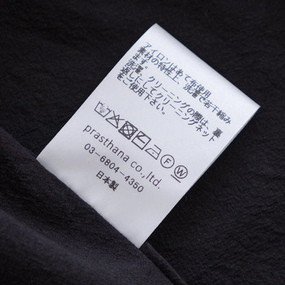 prasthana strings raw edge s/s shirt