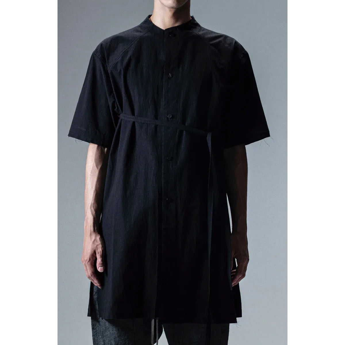 prasthana strings raw edge s/s shirt