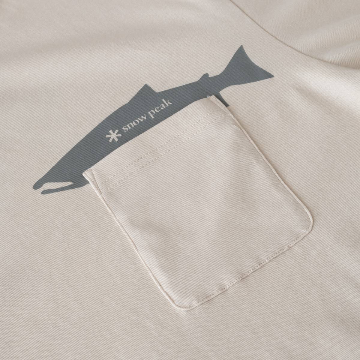 トラウト ポケット ロング スリーブ Tシャツ（3色）｜Snow Peak
