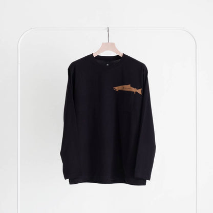 トラウト ポケット ロング スリーブ Tシャツ（3色）｜Snow Peak