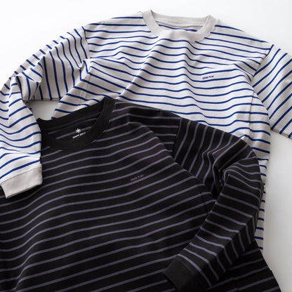 Snow Peak Heavy Cotton Border LS T-Shirt（2色）