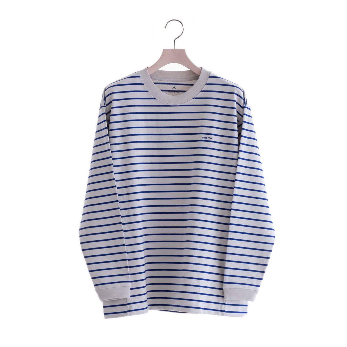 Snow Peak Heavy Cotton Border LS T-Shirt（2色）