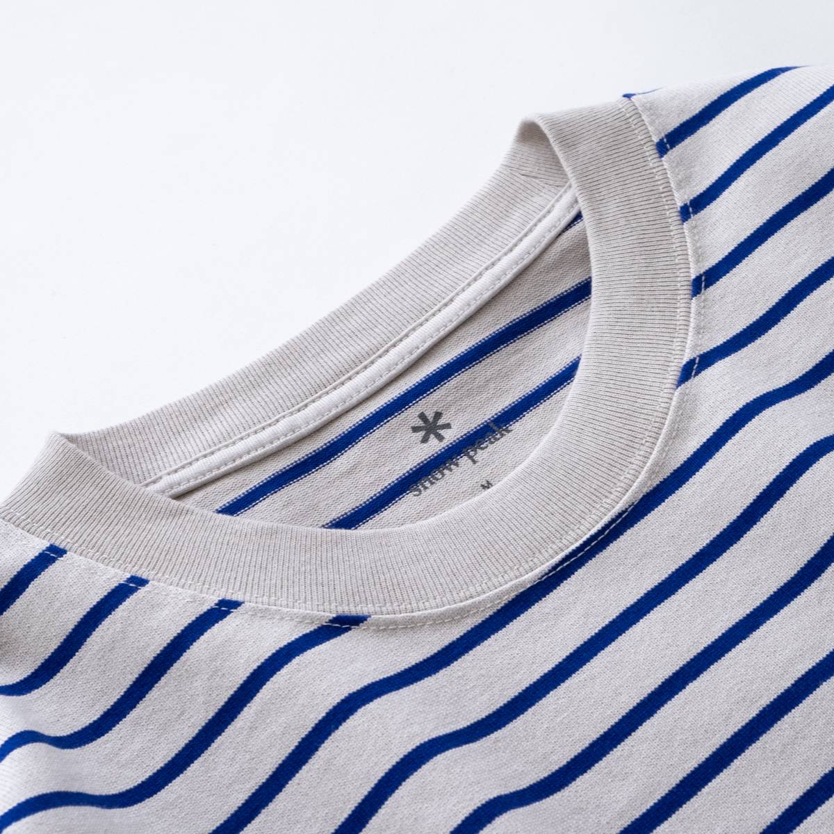 Snow Peak Heavy Cotton Border LS T-Shirt（2色）